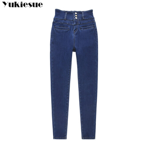 2021 Women Winter Fleece Jeans New Solid Warm Thicken Denim Pencil Pants Fashion Skinny Jean Pants Sexy Slim Trousers plus size 6